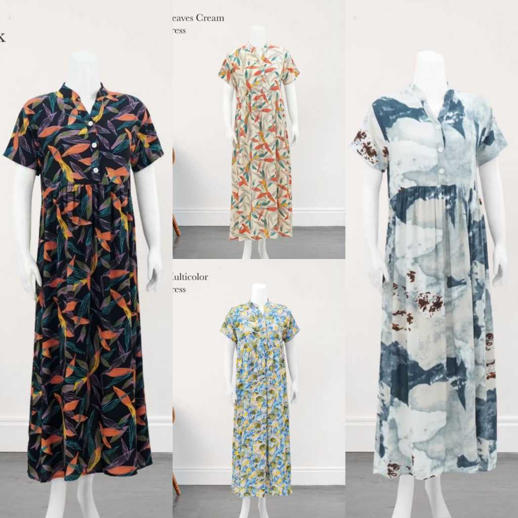 Lunaci Maxi dress daster rayon premium