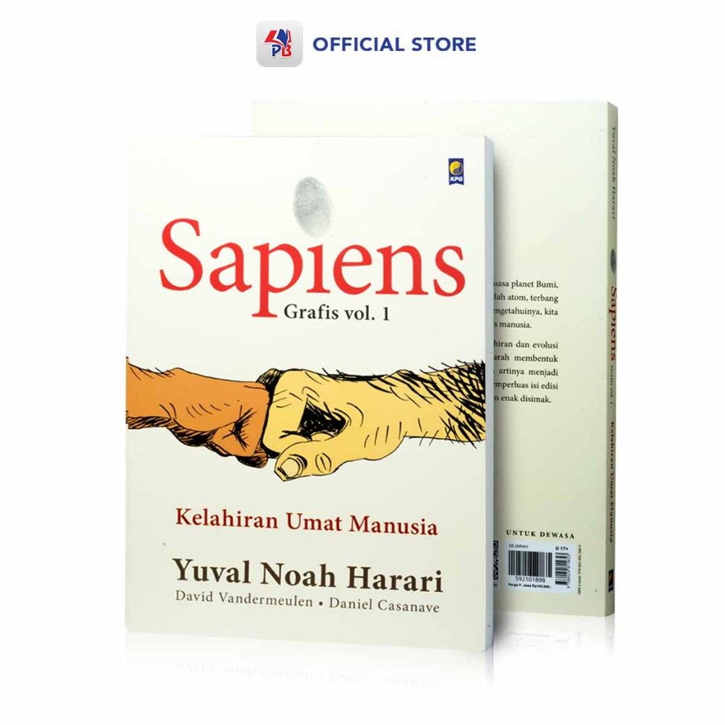 Buku Sejarah / Sapiens : Grafis Vol. 1 - Kelahiran Umat Manusia / GRAMEDIA PUSTAKA UTAMA - GPU