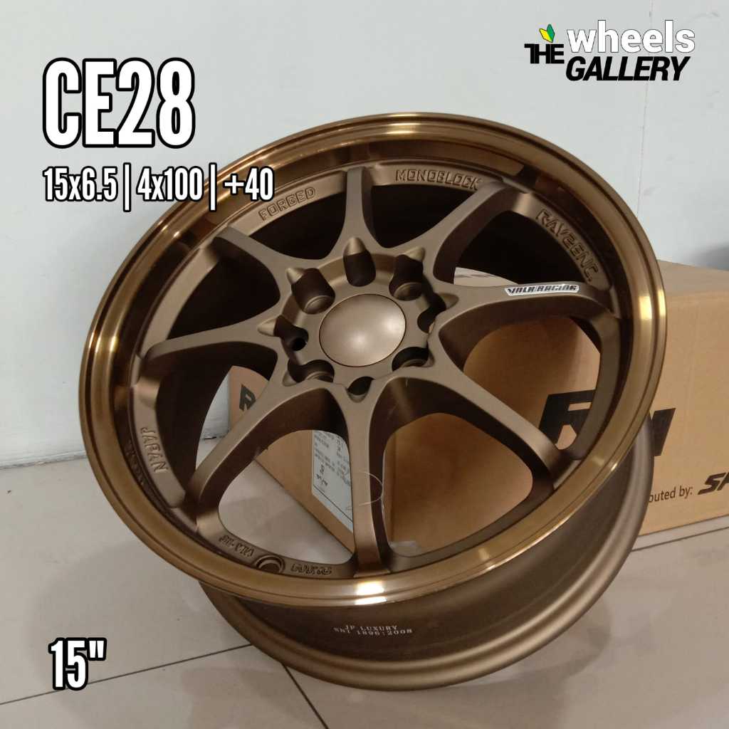 Paket Velg & Ban Mobil JF Luxury CE28 15" 4x100 By JF Luxury