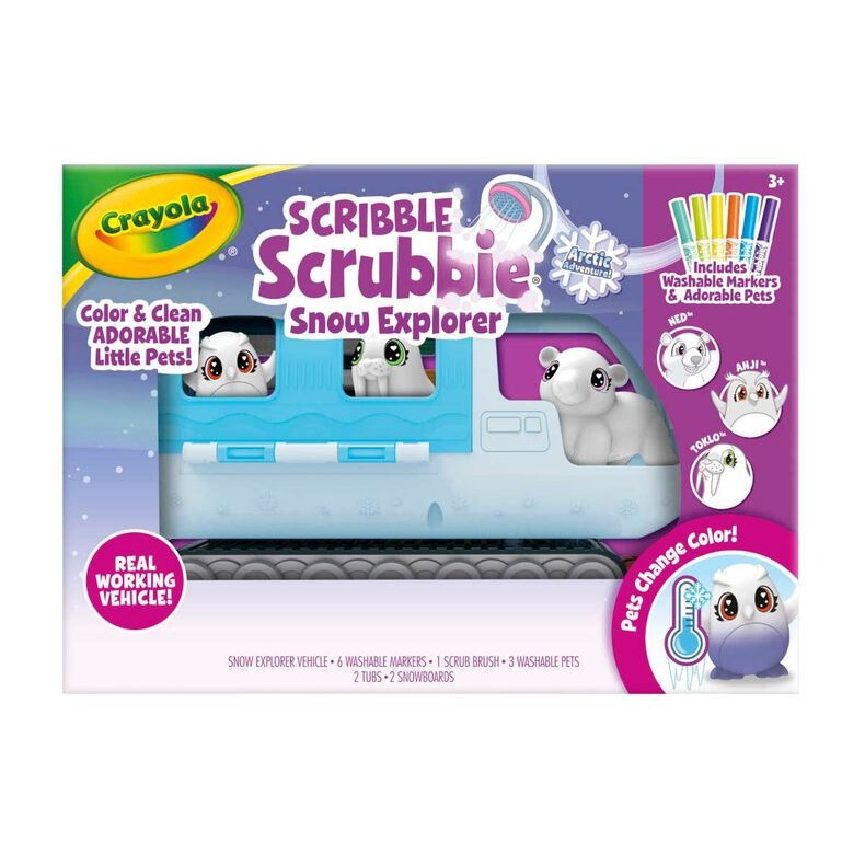

CRAYOLA Scribble Scrubbie Artic Pets Snow Explorer