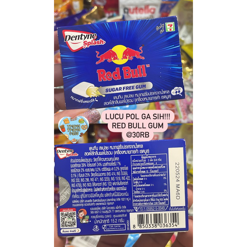 

Dentyne Splash Red Bull Gum Splash Permen Karet Unik