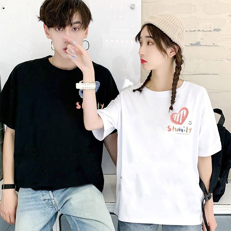 Kaos couple pasangan 2023 SHMILY kekinian lucu baju kapel sama ayang