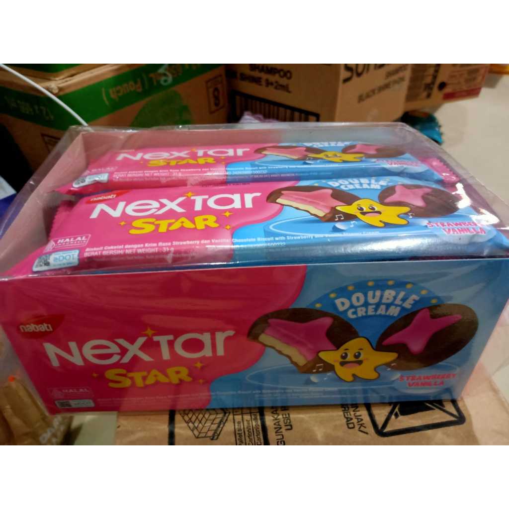 

Nabati Nextar Box Kue Nastar Berbagai Varian Pilih Rasa Coklat Nanas Strawberry Goguma Star