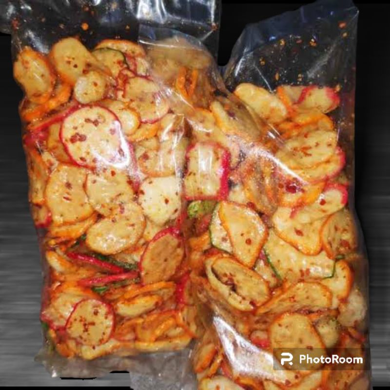

kerupuk SEBLAK pedas kencur daun jeruk 250gr