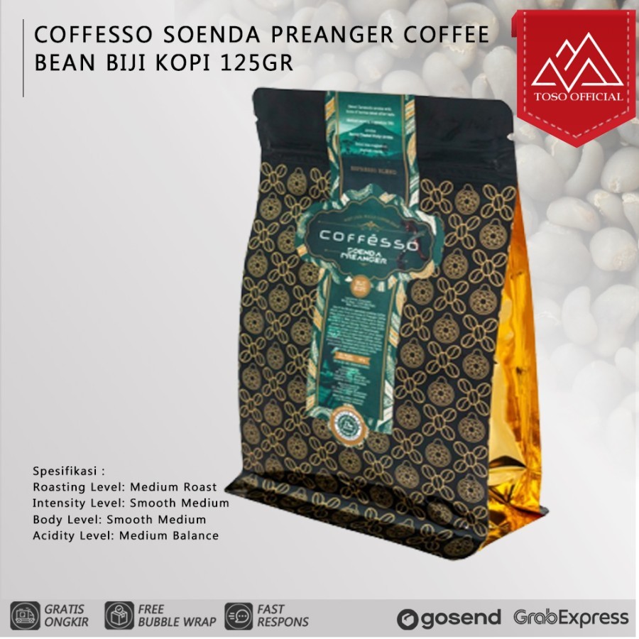 

Coffesso Soenda Preanger Coffee Bean Biji Kopi 250gr