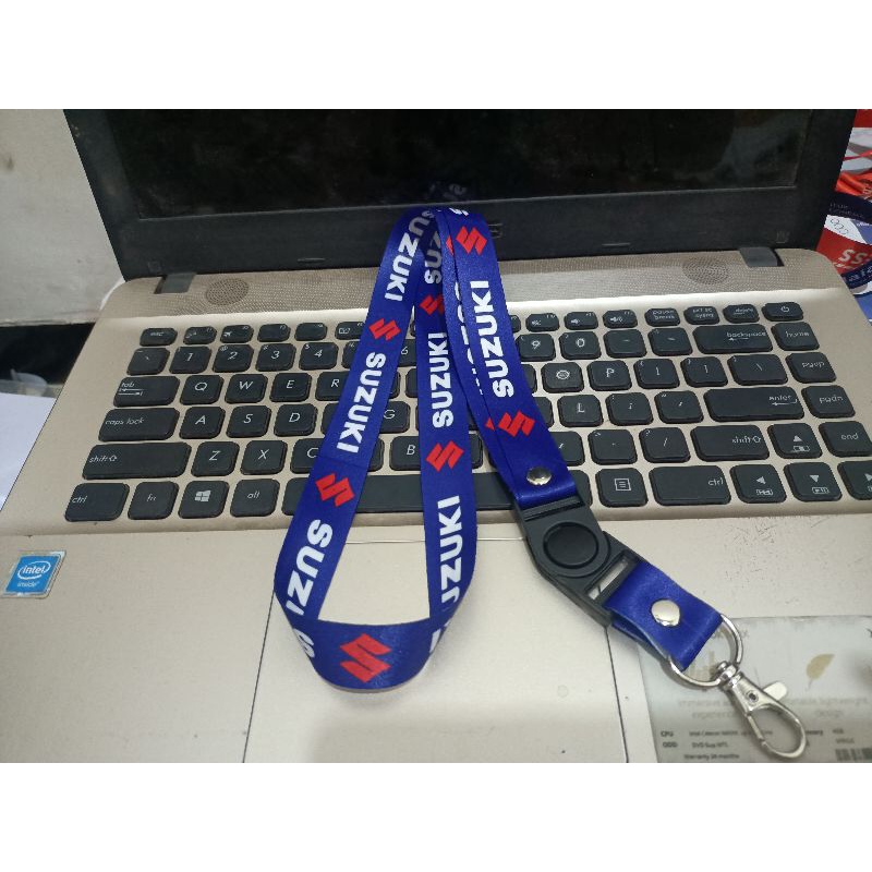

Lanyard / tali id card Suzuki (READY STOCK) Beli harga ecer rasa grosirr dongg