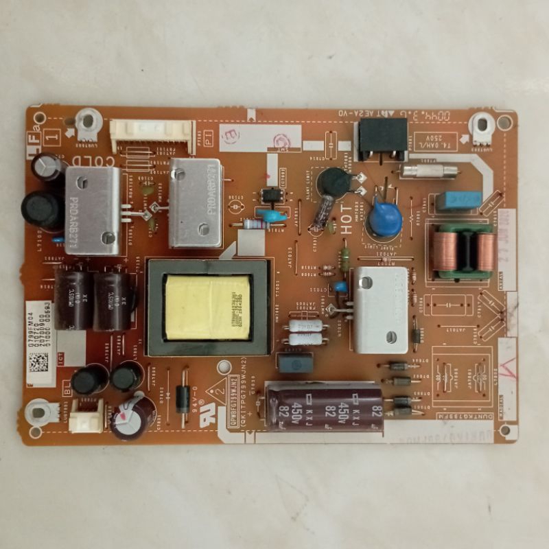 PSU POWER SUPPLY REGURATOR MESIN TV SHARP LC 32SA410Ii