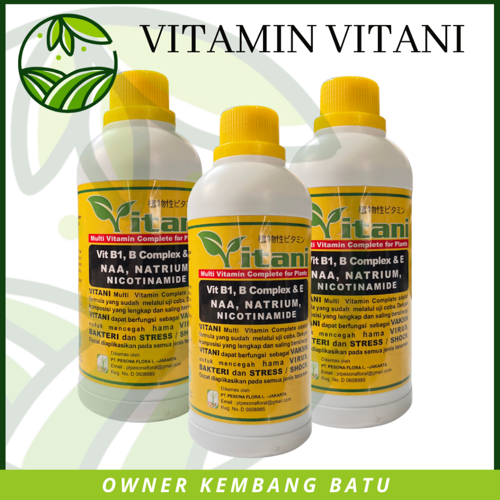 Pupuk Vitamin Vitani 500ml Mirip B1 Tanaman Bunga Anggrek