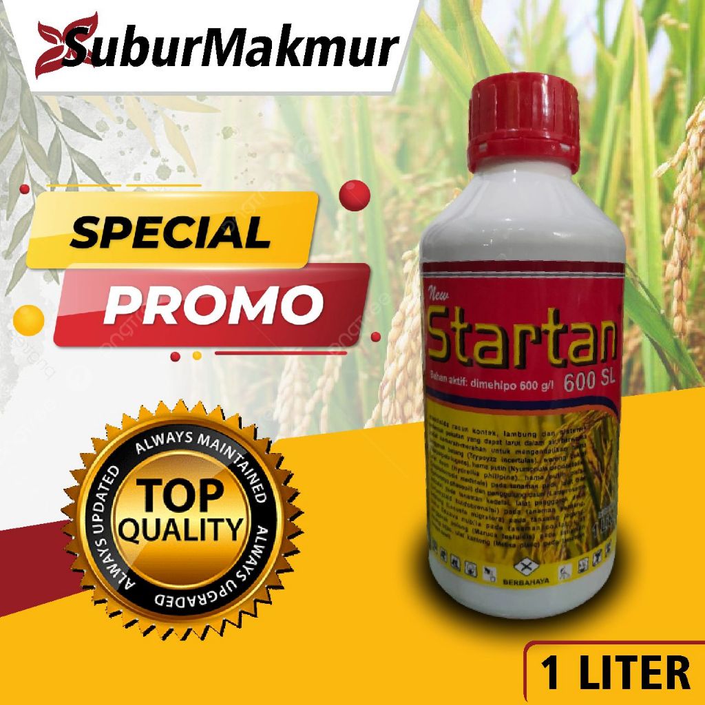 STARTAN 600 SL 1LITER INSEKTISIDA B.A DIMEHIPO 600 SL PEMBASMI HAMA