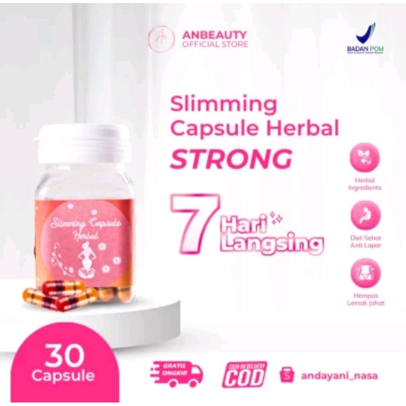 sliming strong capsul herbal turun bb 7- 10 kg