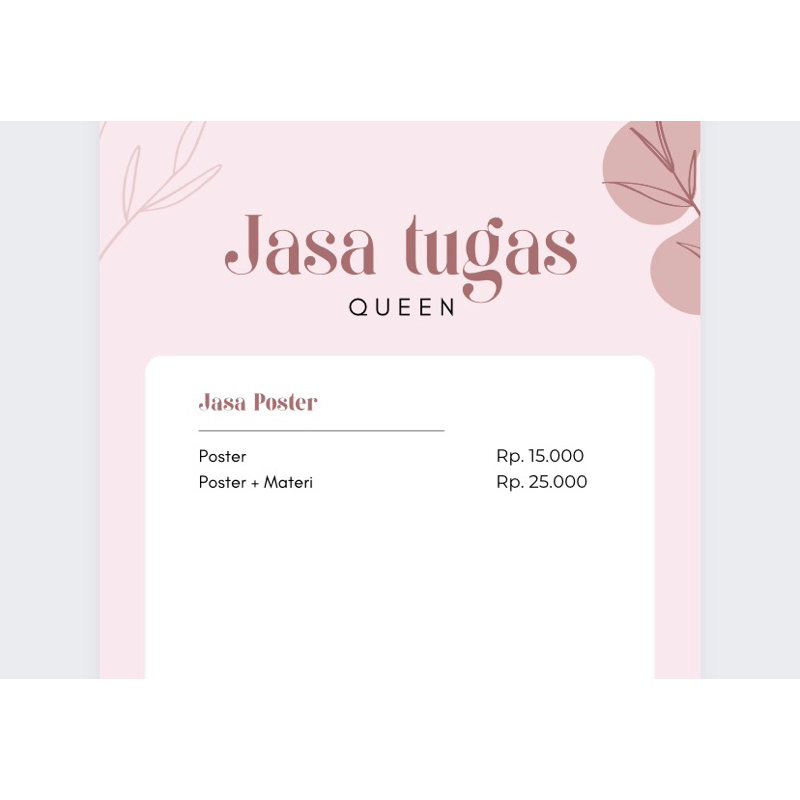 jasa pembuatan poster