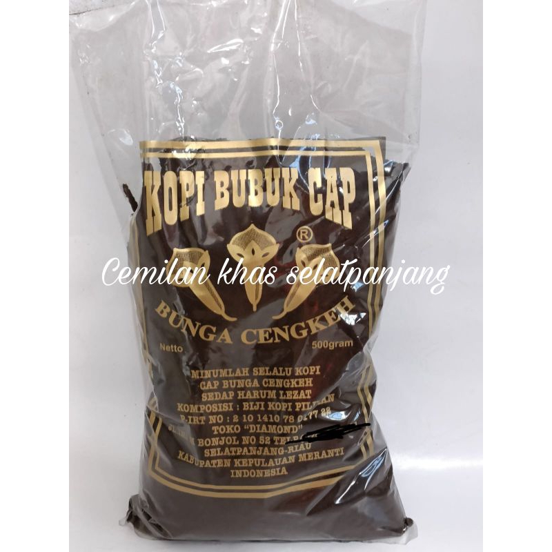 

KOPI BUBUK CAP BUNGA CENGKEH 500gram toko diamond khas selatpanjang