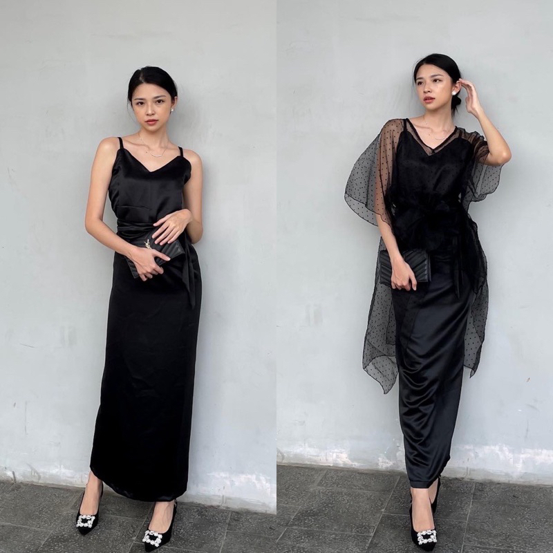 SALEE SET DAISY DRESS 4 in TILE POLKADOT FASHION DRESS | DRESS MUSLIM FASHION | GAUN MODEL