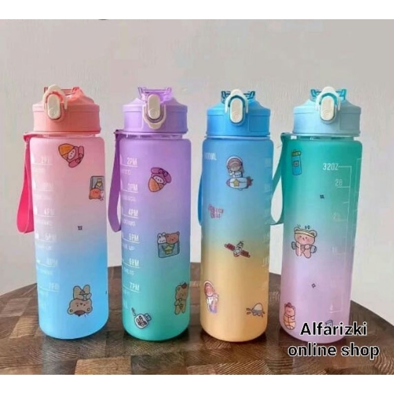 Botol Air Minum 1 Liter Botol Minum Tritan 1 Liter Botol Minum Viral Botol Minum Bebas BPA