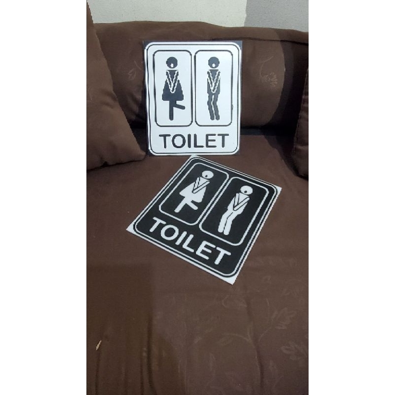 SIGN BOARD TOILET-TANDA TULISAN TOILET