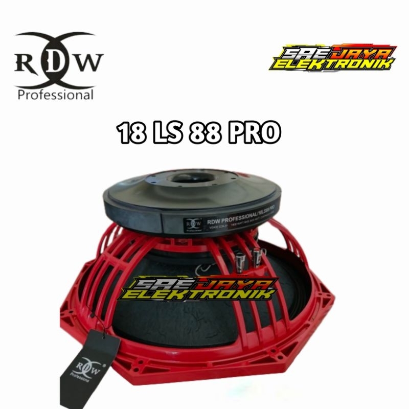 Speaker Komponen RDW 18 LS 88 Pro / 18ls88 Pro / LS 88 pro - 18 inch