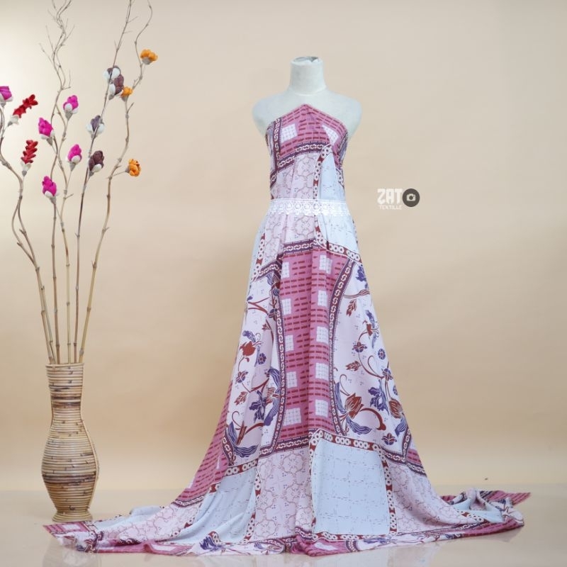 kain wolfis monalisa bahan gamis meteran