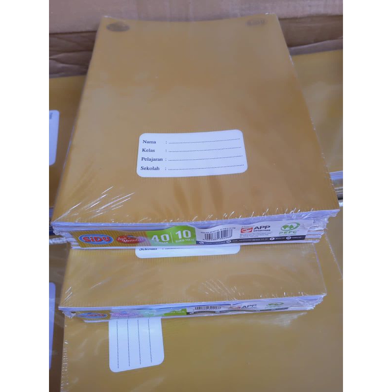 

Buku tulis SIDU cover motif sampul coklat 40lembar ukuran kuarto