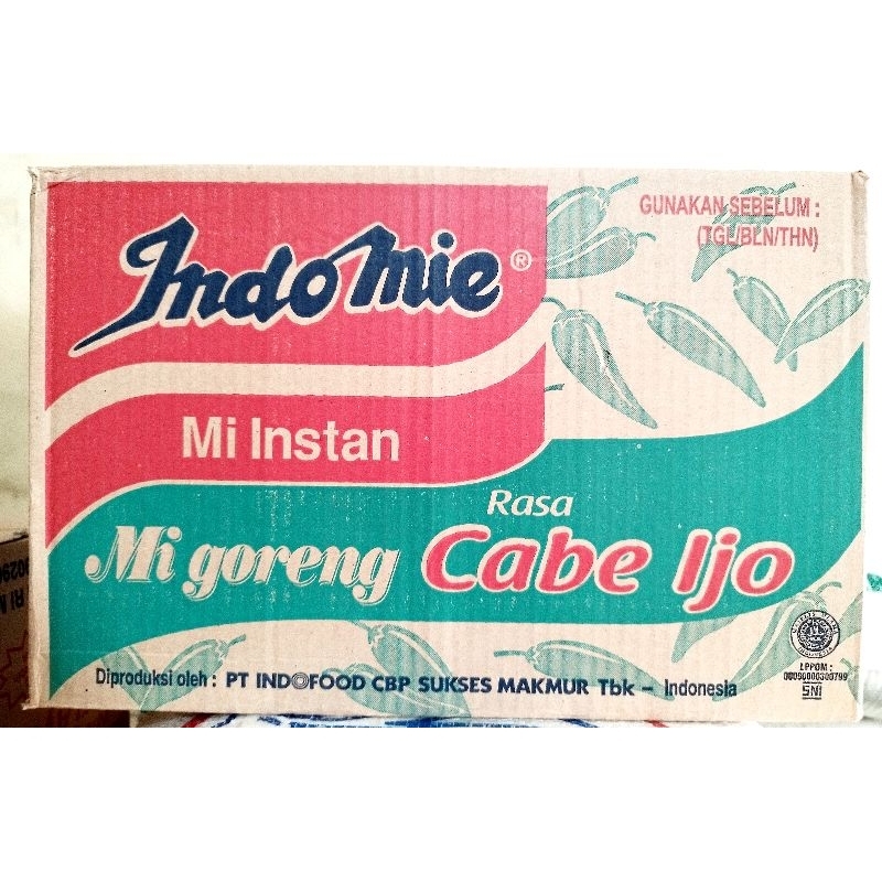 

Indomie Goreng Cabe Ijo 1 dus isi 40 pcs