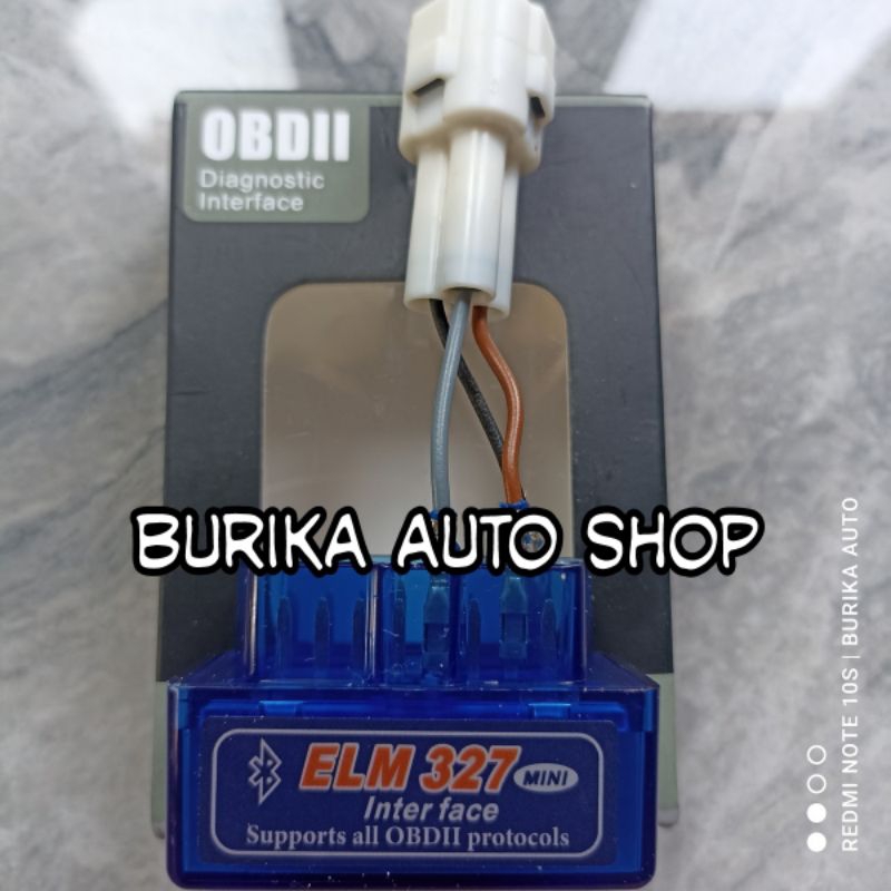 Tools scanner injeksi motor Yamaha tipe baru (support OBD2) Bluetooth android