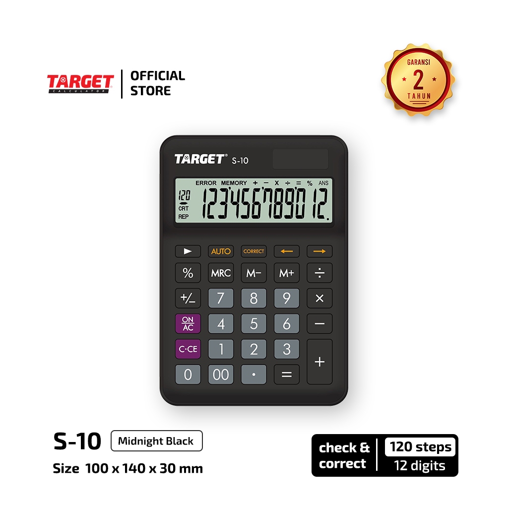 

Target S 10 - Dekstop Calculator - 12 Digit