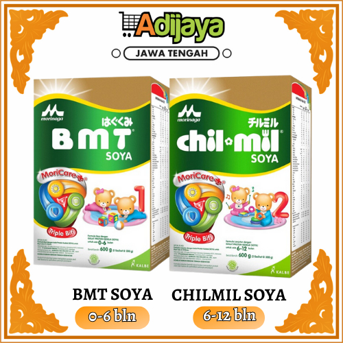BMT SOYA 0-6 Bulan | CHILMIL SOYA 6-12 Bulan Susu Bubuk 600g