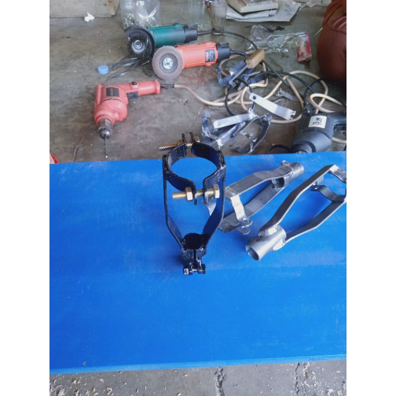 Dudukan mesin bor tangan bobok kayu adaptor wood mortising attachment