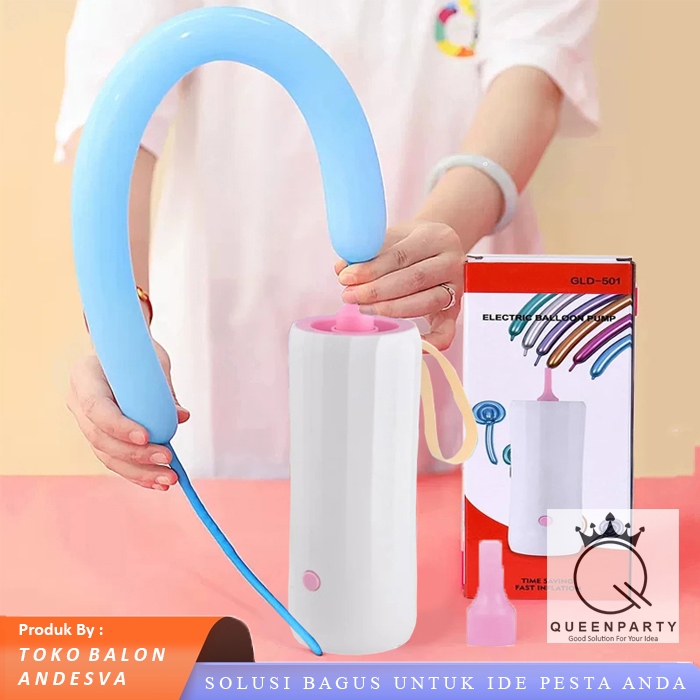 Pompa Balon Elektrik Pentil / Pompa Balon Pentil / Pompa Balon Twist / pompa balon cacing / pompa ma