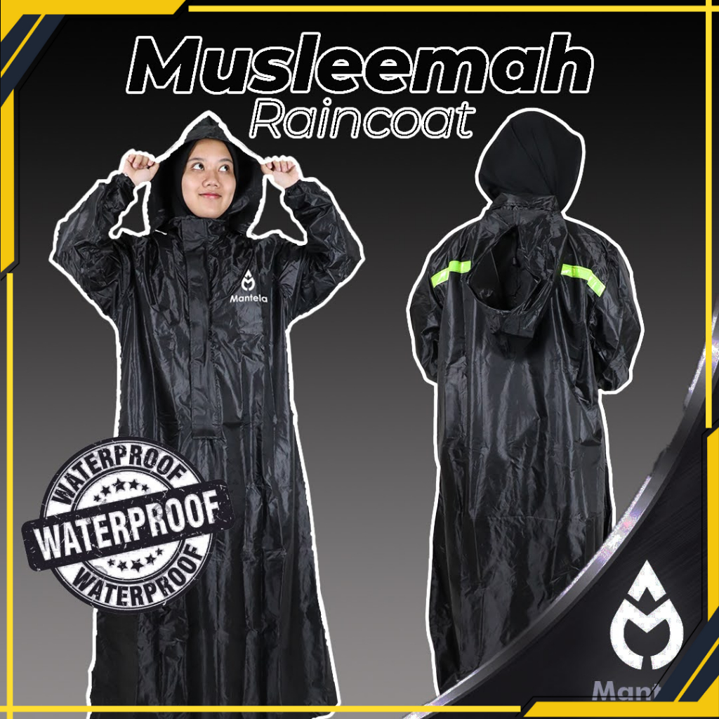 Jas Hujan ujan Mantel Mantol Wanita Cewek Perempuan Syari Gamis Muslimah Hijab Hijabers Rok Jubah Ra