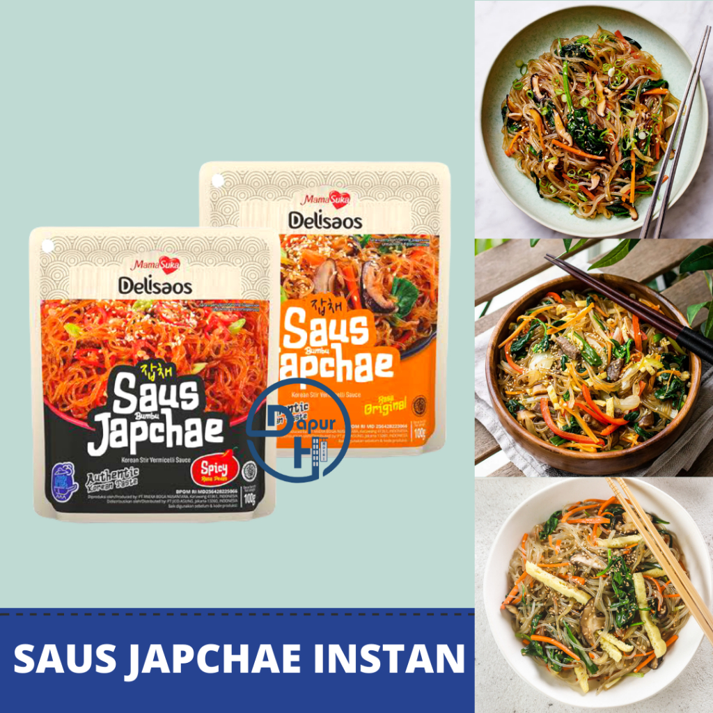 MAMASUKA Saus Japchae Noodle Glass Korea 100 g Halal.