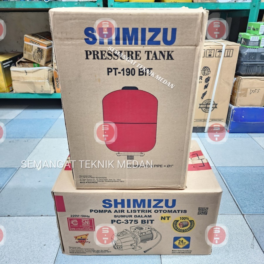 PC375BIT SHIMIZU MESIN POMPA AIR SEMI JET PUMP AUTO SHIMIZU PC 375 BIT