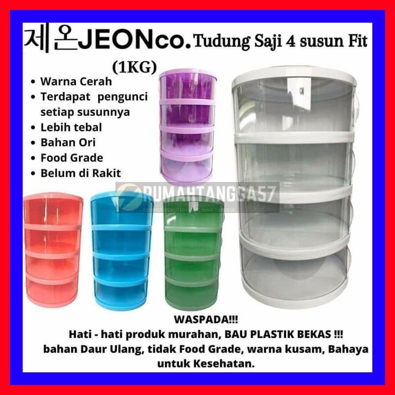 TUDUNG SAJI FIT JEON BELUM RAKIT / TUDUNG SAJI FIT JEON / TUDUNG SAJI 4 SUSUN FIT JEON/TUDUNG SAJI B