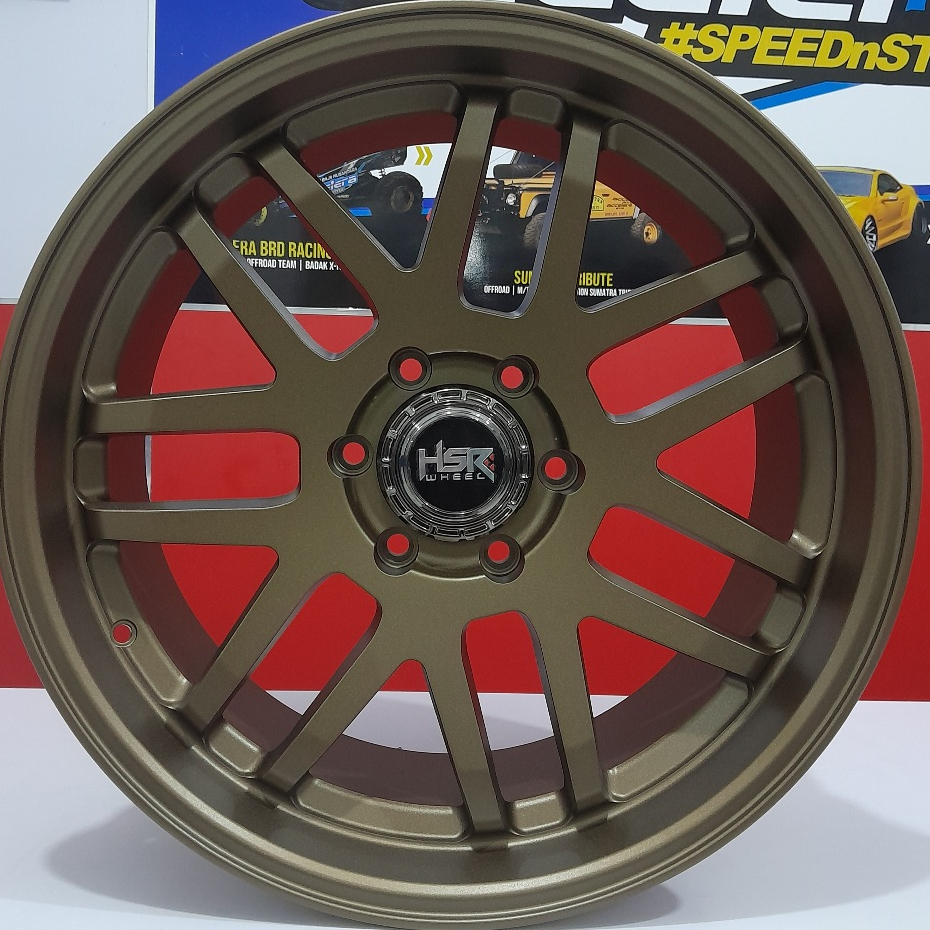 Vleg mobil Ring 17 fortuner pajero Hiluk triton HSR A LAP baut 6x139,7 lebar 9 offset 18 bronze pele
