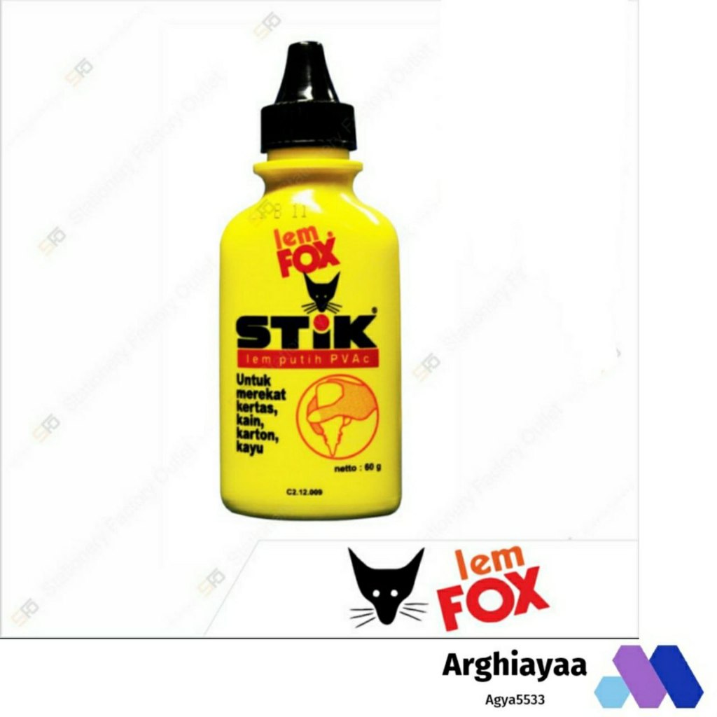 

Lem Fox Stik 60 gr