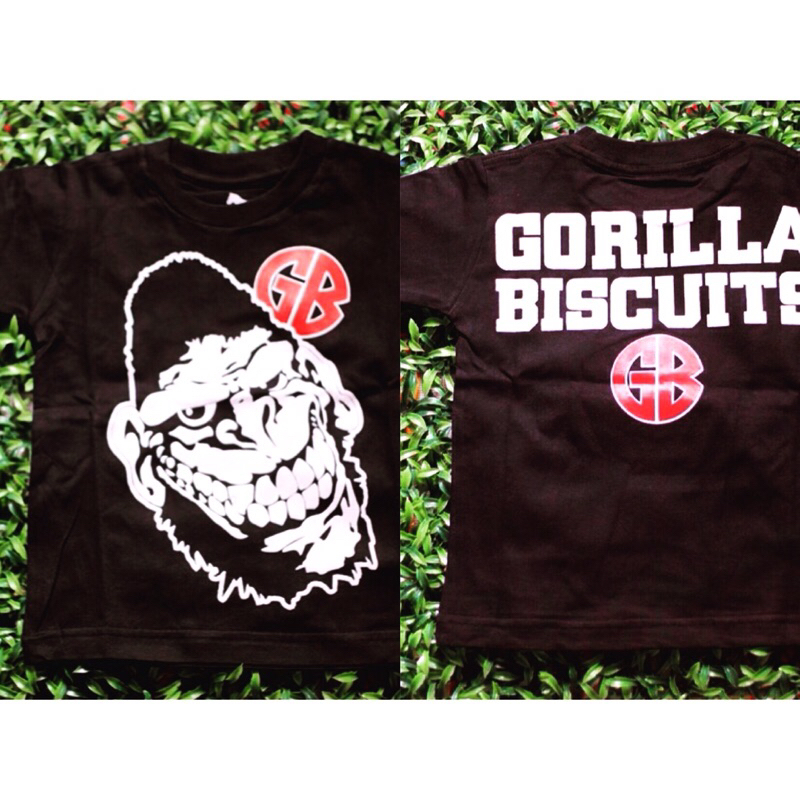 kaos band anak gorilla biscuit - face