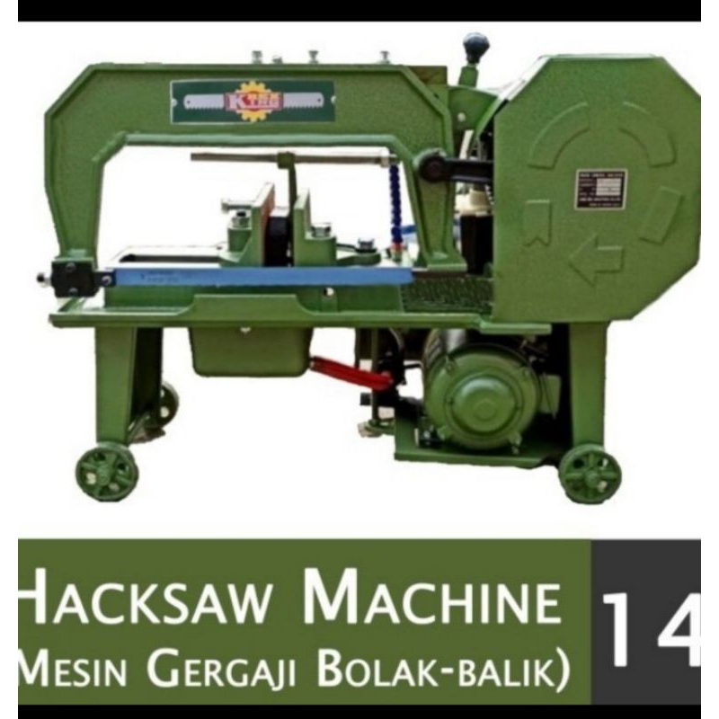 King rex hacksaw Machine 14" inch / mesin gergaji bolak balik 14" inch