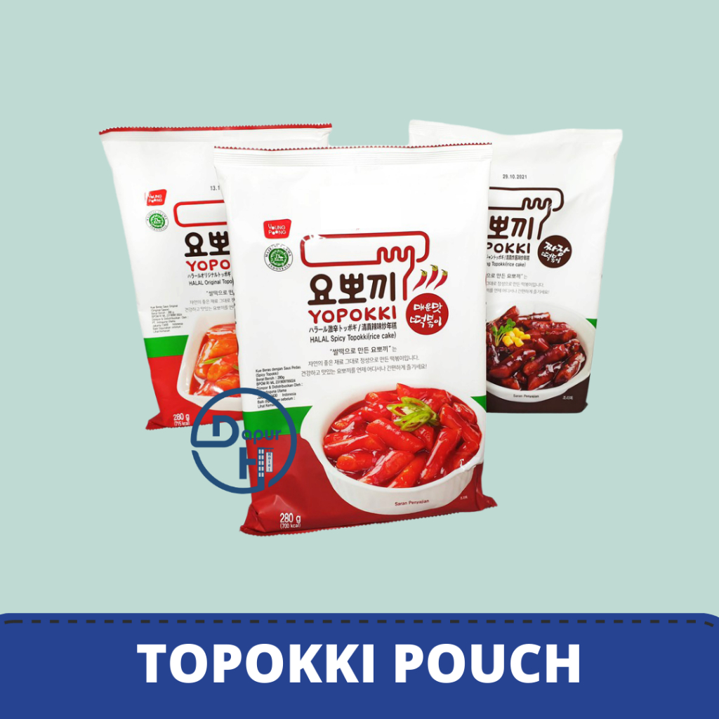 

YOUNG POONG YOPOKKI Rice Cake Topokki 280 g Halal │ Import Tteokbokki