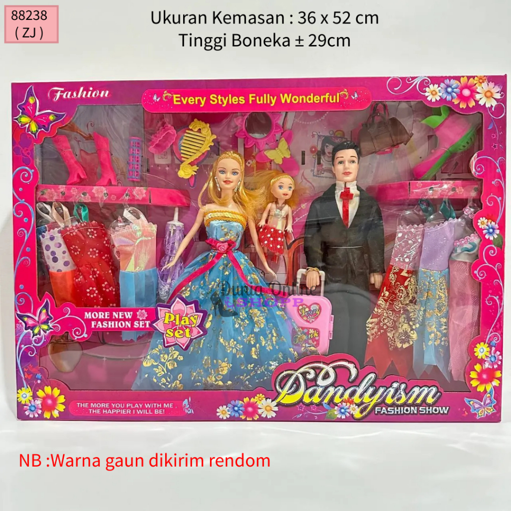 Dunia Online Shopping - Mainan Anak Boneka Tasia Beautiful Miss World / Mainan Boneka Anak