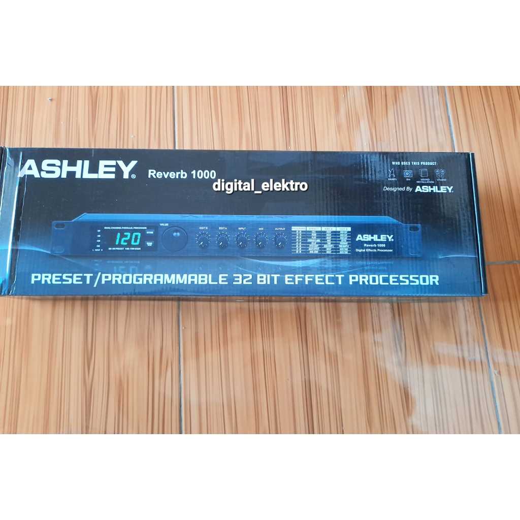 ASHLEY ZOOM EFFECT PROCESSOR REVERB 1000