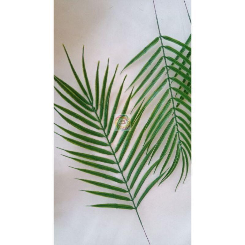 Daun palem daun sintetis dekorasi buket