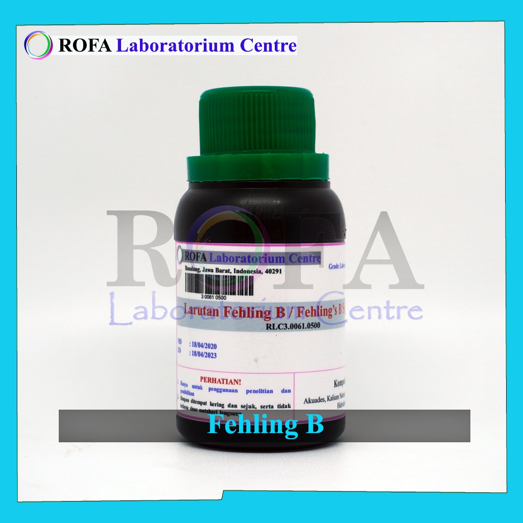Larutan Fehling B / Fehling B Solution / Reagen Fehling B / Larutan Uji Gula 100 - 1000 mL