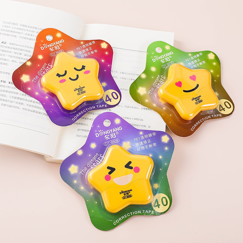 

STIPO KERTAS LUCU BETUK BINTANG | TIPEX KERTAS TIPEX PITA LUCU