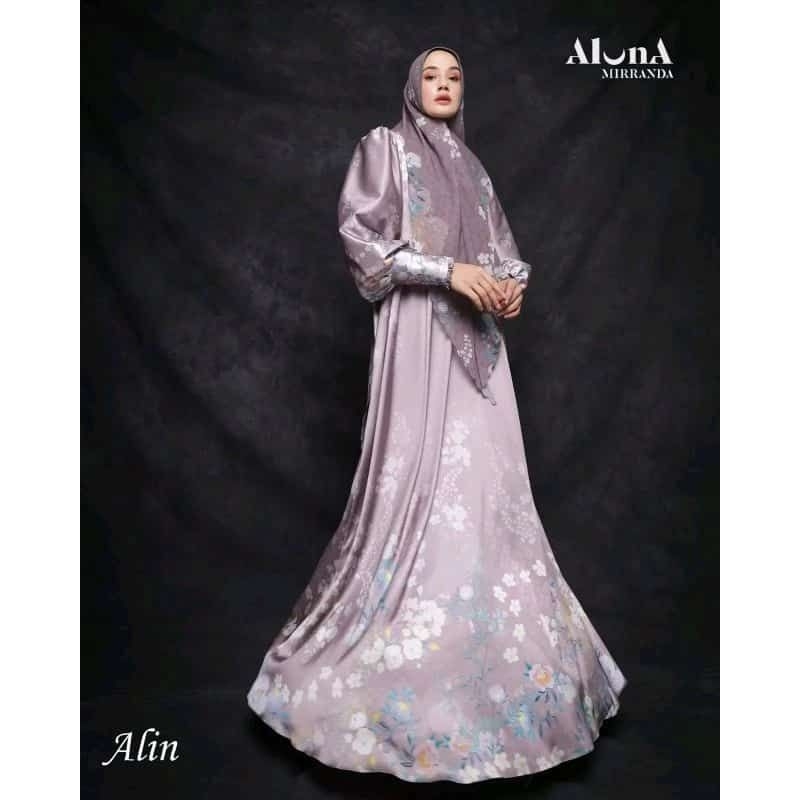DRESS SILK //ALIN SERIES//BY ALUNA MIRANDA//SET KHIMAR