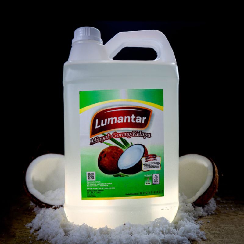 

LUMANTAR Minyak Kelepa Murni 1liter ( minyak goreng sehat) coconut oil, cooking oil,coconut cooking oil.