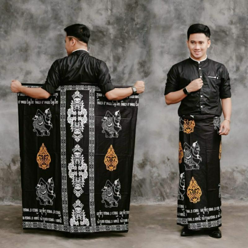Sarung Batik Wayang Aksara Jawa Sarung Batik Semar Sarung Batik Sujiwo Tejo Gus Azmi Sarung Batik Sa