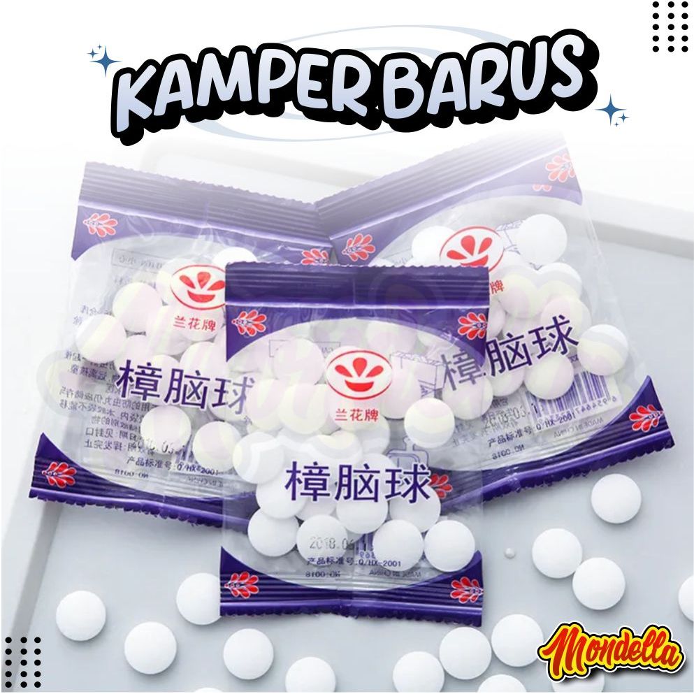 Kamper Barus Putih Kecil Naphthalene Disk Ball Kapur Barus Penghilang Bau Pengharum Almari Lemari Ru