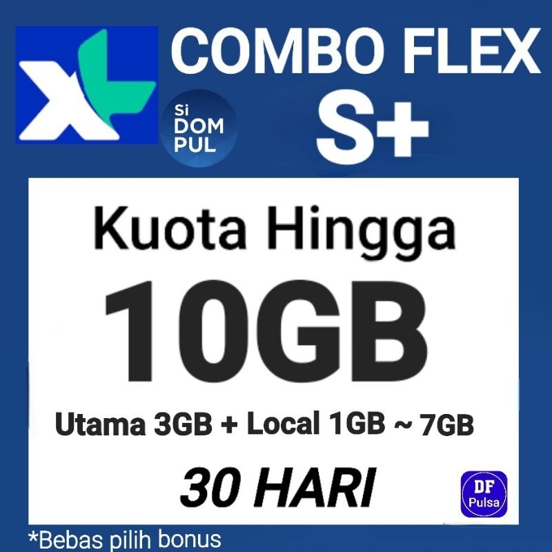 PAKET DATA INTERNET XL XTRA COMBO FLEX S+