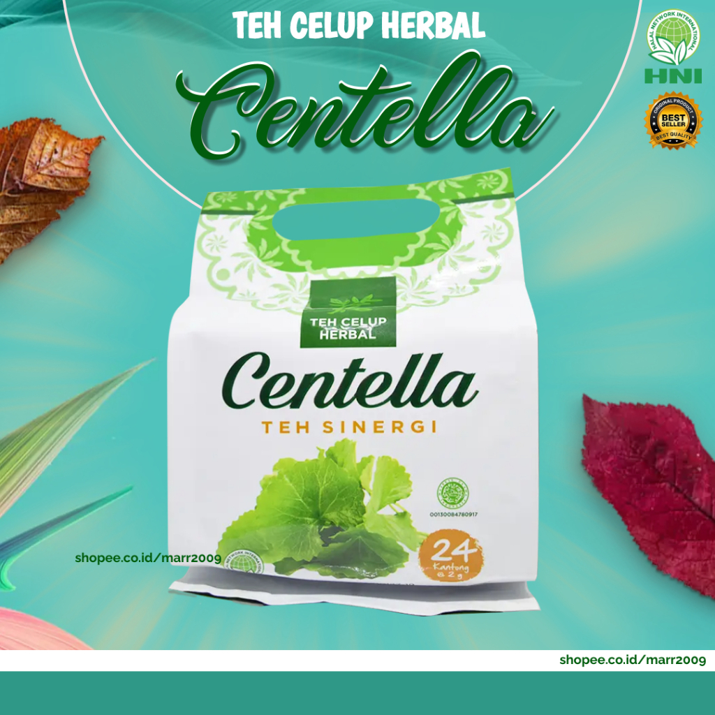 

CENTELLA TEH SINERGI - TEH HERBAL ALAMI - TEH CELUP HERBAL - HNI HPAI