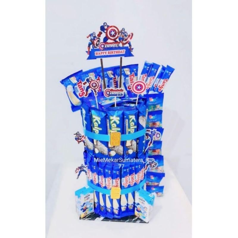 

SNACK TOWER/KUE ULANGTAHUN/SNACK CAKE/SNACK TART/SNACK ULTAH/BIRTHDAY TOWER/KADO ULTAH/KADO WISUDA/BUCKET/ULANG TAHUN/SET HADIAH/KUE TART/HAMPERS