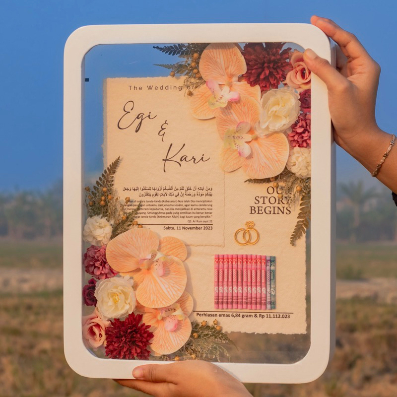 FREE LAMPU MAHAR AKRILIK / MAHAR ESTETIK / MAHAR MURAH / MAHAR PERNIKAHAN / MAHAR CUSTOM